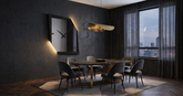 Cometa Horloge – Horloge murale miroir asymétrique