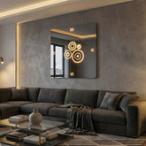 Urano – Horloge murale de luxe à chiffres romains LED