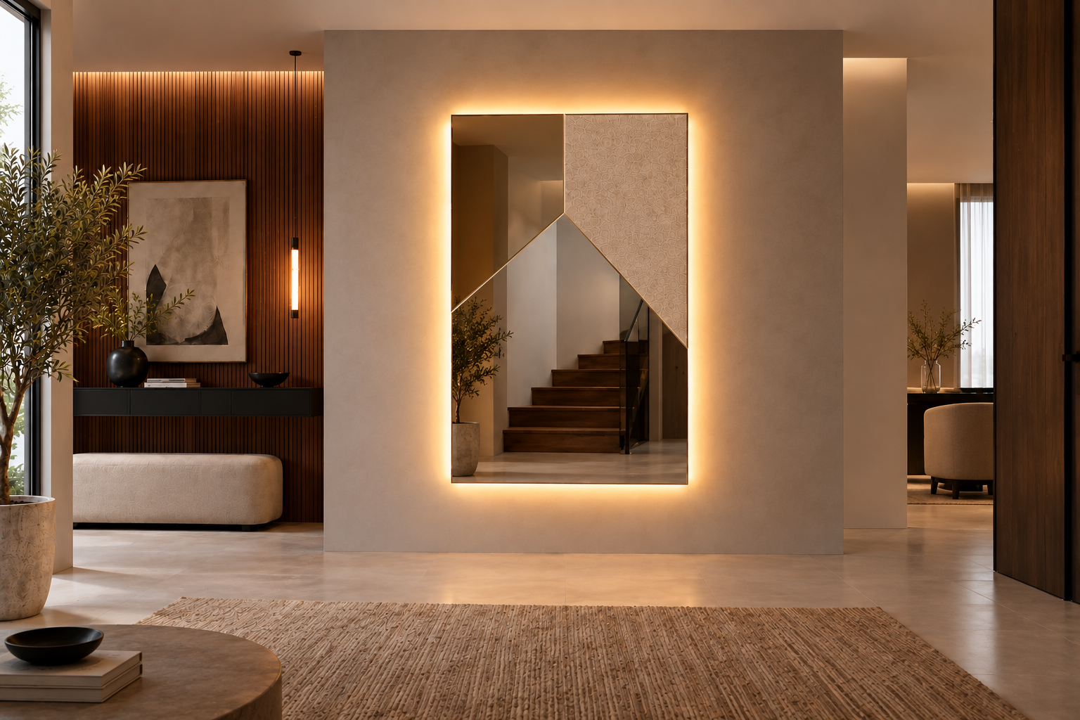 Notte – Miroir rectangulaire élégant avec cadre