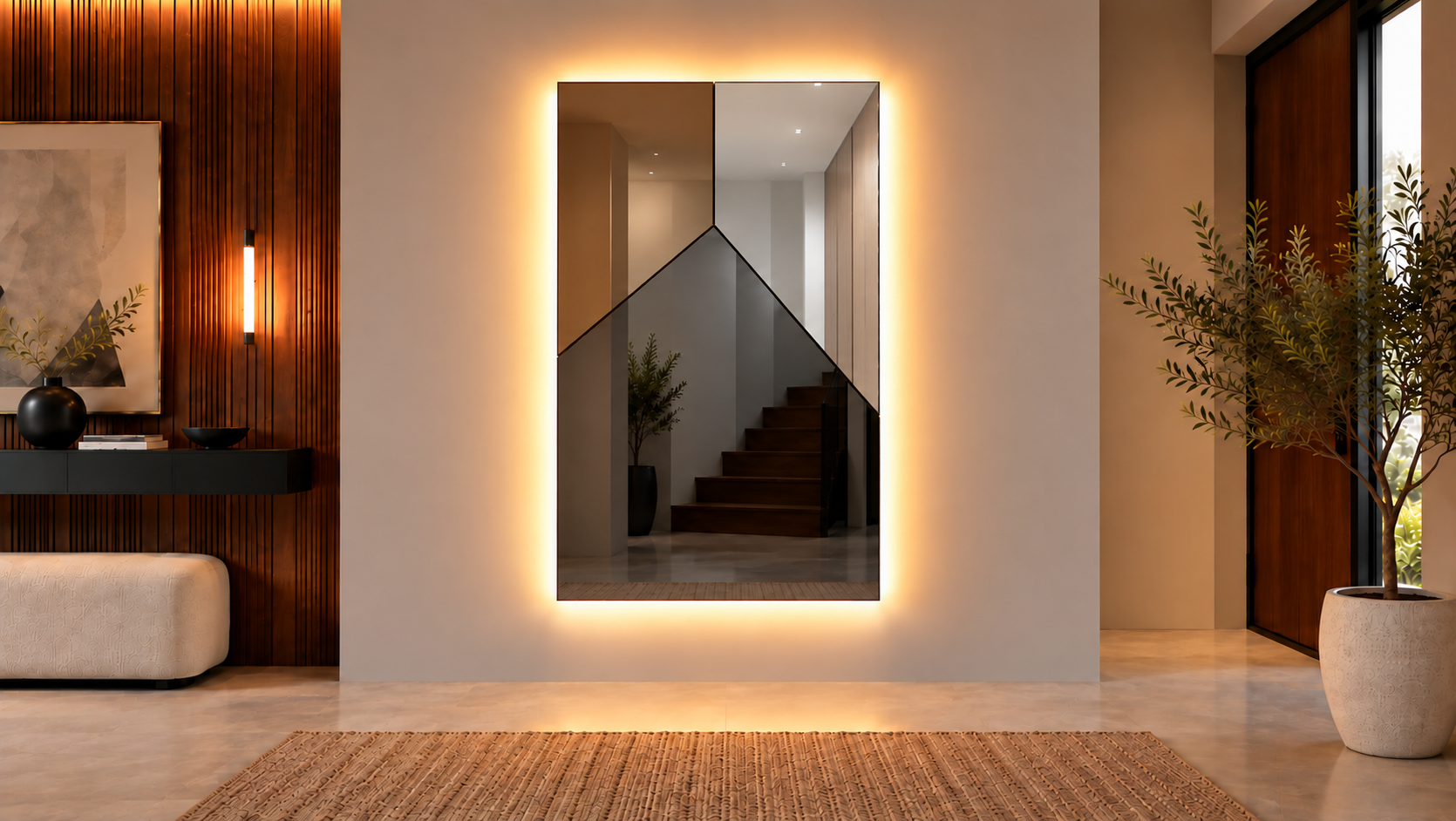 Notte – Miroir rectangulaire élégant avec cadre