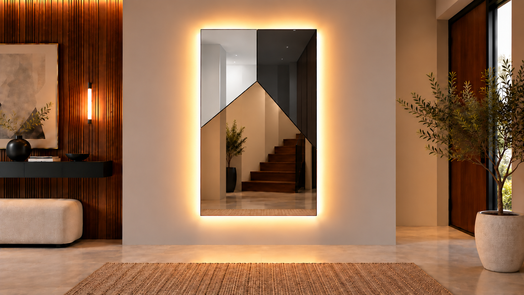 Notte – Miroir rectangulaire élégant avec cadre