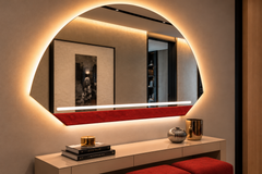 Saturno – Miroir mural décoratif personnalisable
