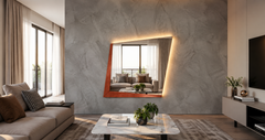 Alba – Miroir mural décoratif avec cadre
