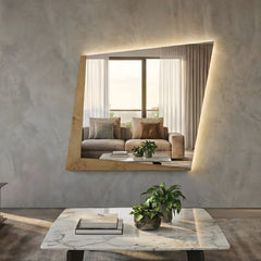 Alba – Miroir mural décoratif avec cadre