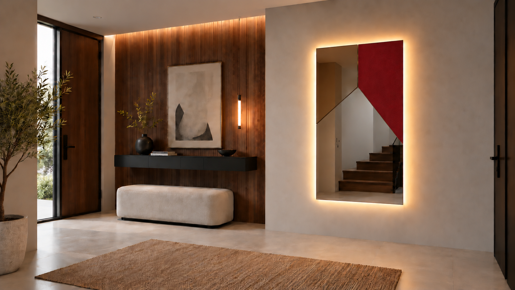 Notte – Miroir rectangulaire élégant avec cadre