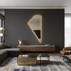 Luce – Miroir géométrique rétroéclairé LED
