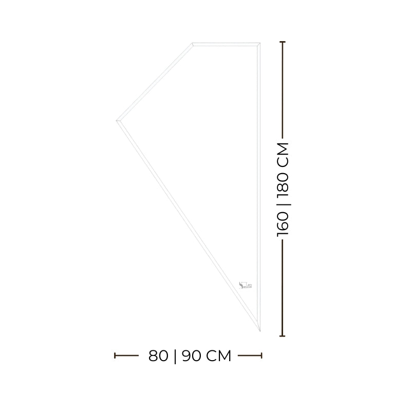 Luce – Miroir géométrique rétroéclairé LED