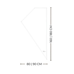 Luce – Miroir géométrique rétroéclairé LED