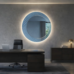 Sole – Miroir soleil rond rétroéclairé LED