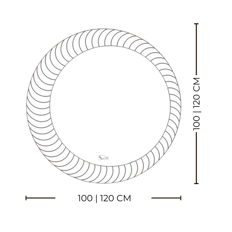 Sole – Miroir soleil rond rétroéclairé LED
