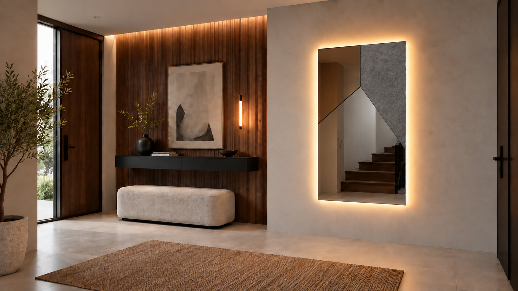 Notte – Miroir rectangulaire élégant avec cadre